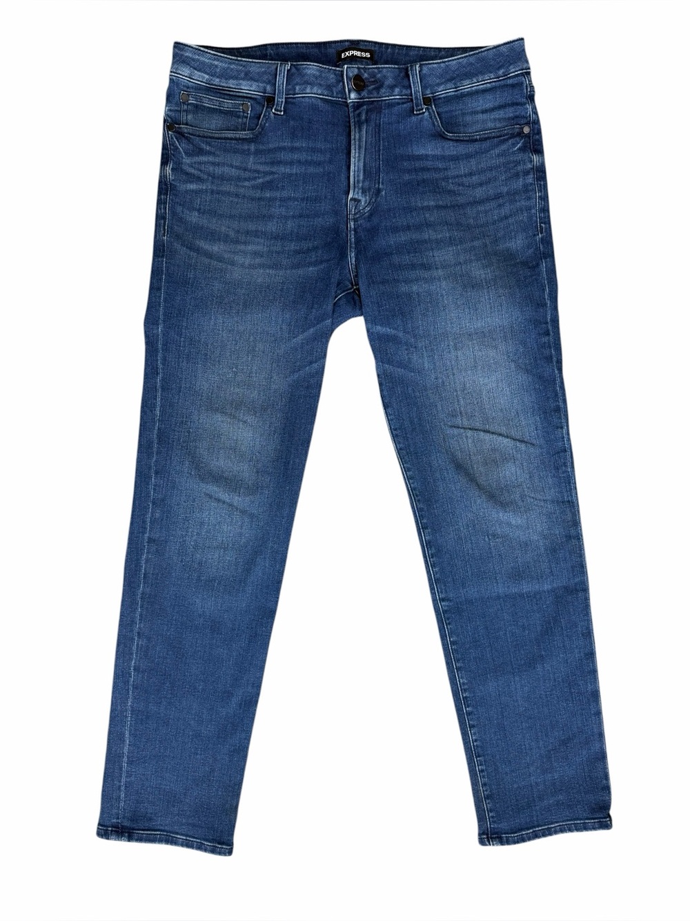 Express Slim Straight Dark Wash Stretch Jeans Men’s 33x32